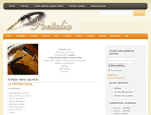 Tablet Screenshot of poetalia.com
